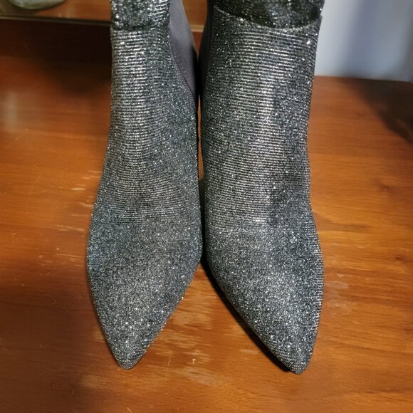 Jessica Simpson Womens Amriena Stiletto Over-The-Knee Boots Gray - Picture 7 of 15